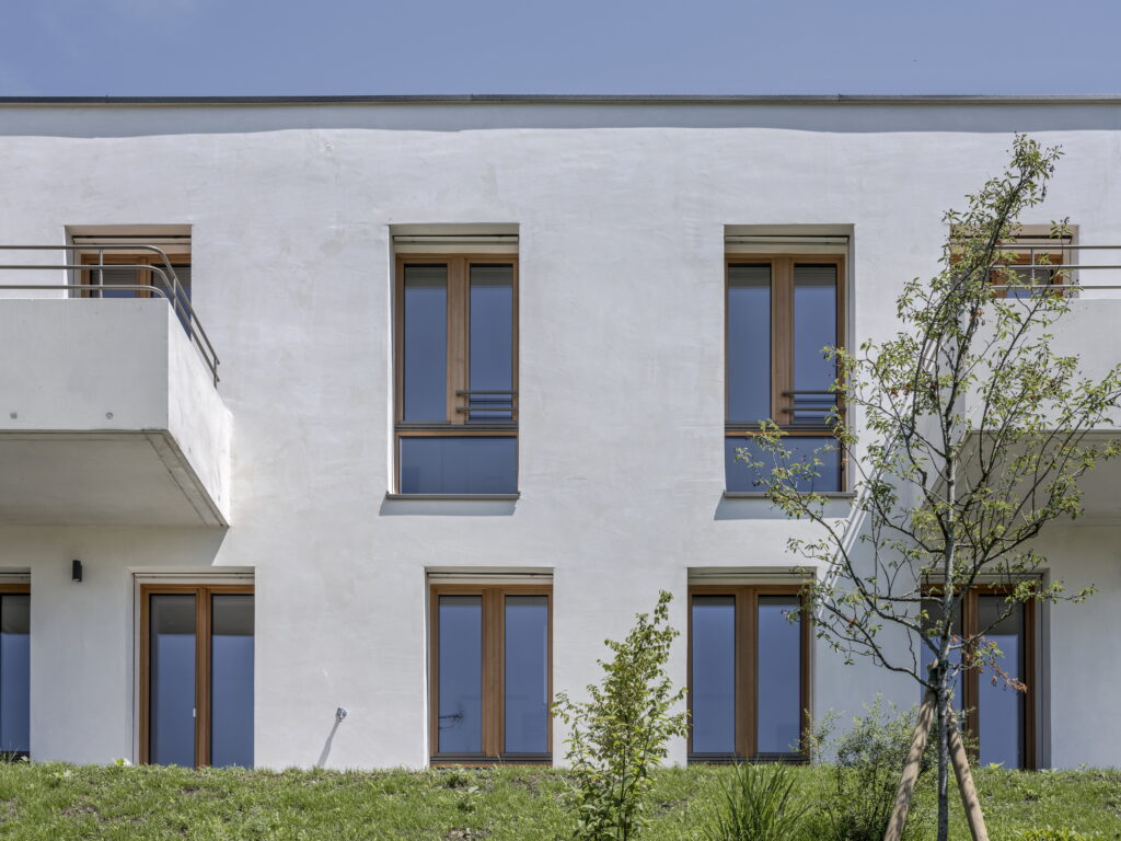Die Aussenfassade des Gebäudes Graf Eschbühl Dornbirn in Österreich